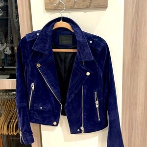 Royal Blue suede jacket